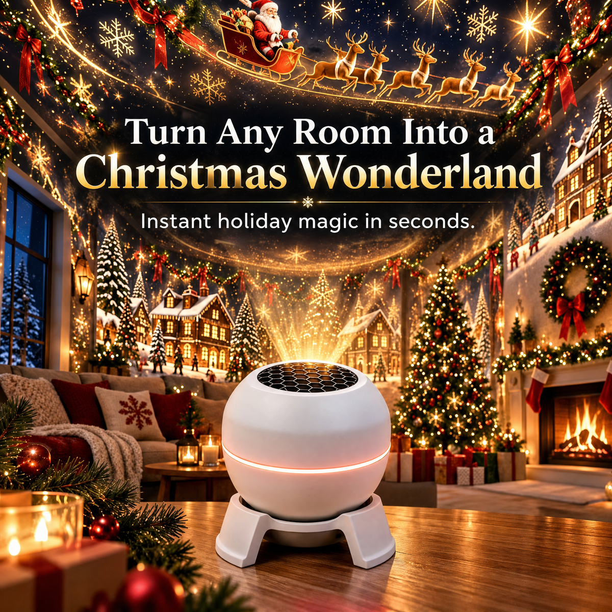 JingleView™ Christmas Projector