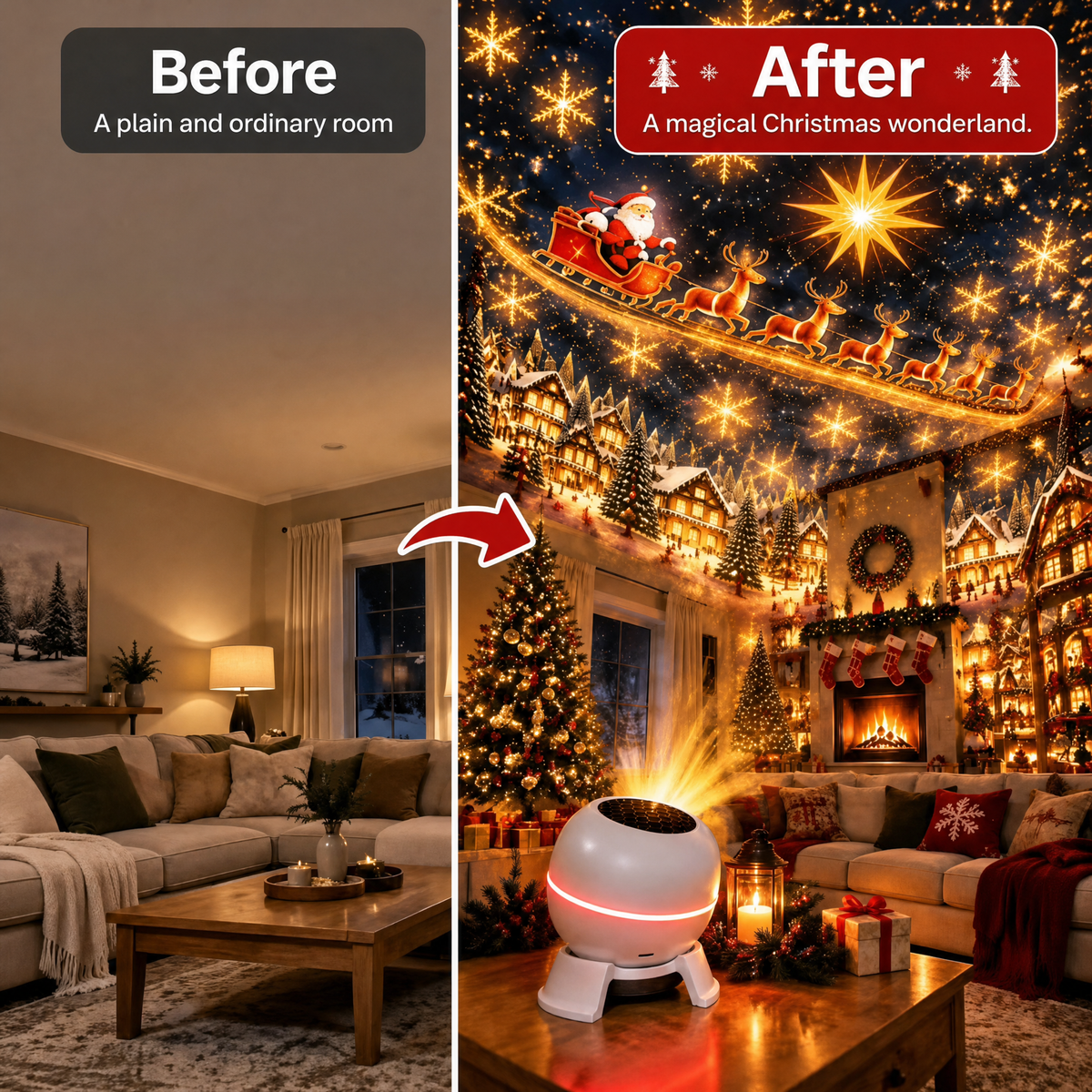 JingleView™ Christmas Projector